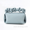Wholesale Simple High Quality Girls Lady Women Custom Pvc Leather Bags Women Handbags Ladies Pleated Ladies Bag